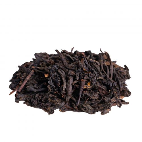Lapsang Souchong gerookte zwarte thee met donkere infusie