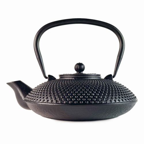 Zwarte Kurogane Gietijzeren Theepot 800ml met RVS Filter voor Perfecte Thee