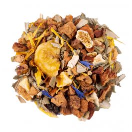 Biologische Mango Bloedsinaasappel Kruidenthee: Exotische Vruchtenmelange met Natuurlijke Aroma's