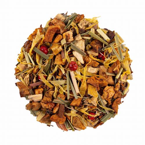 Alveus Biologische Gember Citroen Kruidenthee: Verkwikkende Melange met Appel, Rooibos en Specerijen