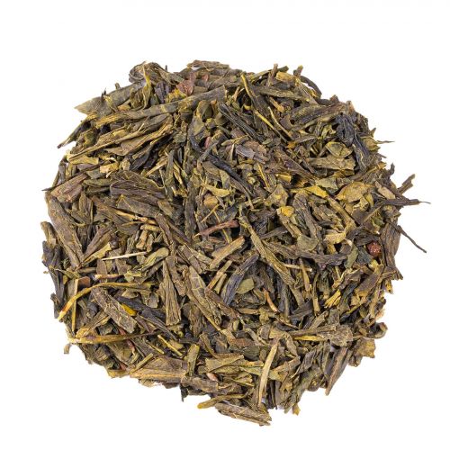 Heerlijke Biologische China Sencha Groene Thee: Mild, Groot Blad, Gouden Kop