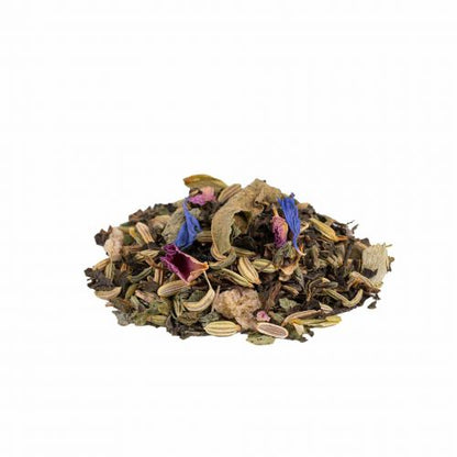 Feel Good Biologische Kruidenthee: Venkel, Brandnetel, Gember, Hop, Steranijs, Rozenblaadjes