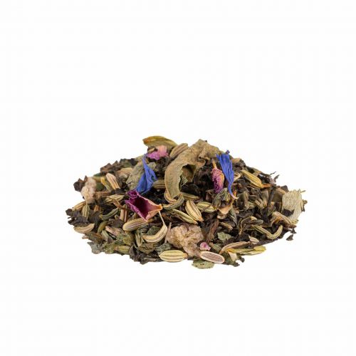 Feel Good Biologische Kruidenthee: Venkel, Brandnetel, Gember, Hop, Steranijs, Rozenblaadjes