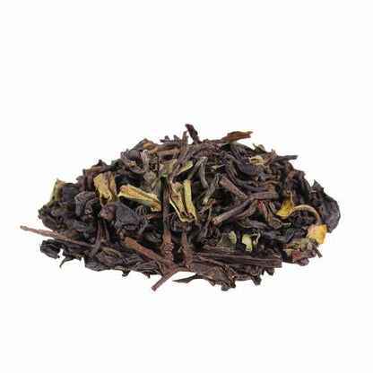 Darjeeling Singell First Flush zwarte thee met goudbruine infusie