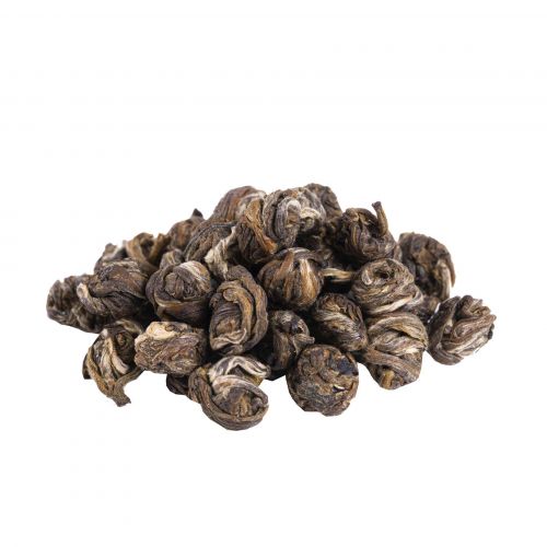 Biologische Jasmijn Drakenparels Thee: Premium Handgerolde Groene Thee met Bloemige Aroma's