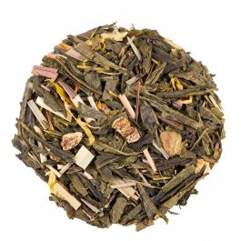 Verfrissende Biologische Citroen-Rozemarijn Groene Thee - Aroma & Genot