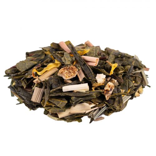 Verfrissende Biologische Citroen-Rozemarijn Groene Thee - Aroma & Genot