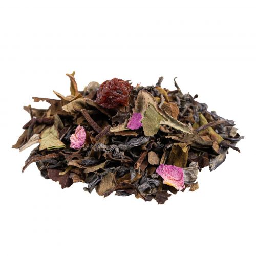 Premium Biologische Witte Thee Vanille-Roos Melange | Delicate, Aromatische Ervaring