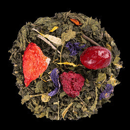 Feel Easy ORGANIC biologische aardbei-framboos kruidenthee met Pu-Erh