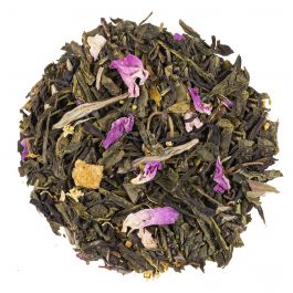 Biologische Jasmijnroos Groene Thee: Delicate Bloemige Melange met Perzik & Vanille