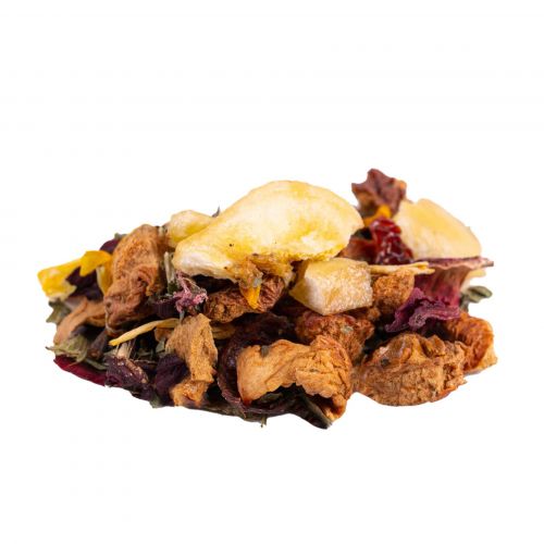 Fruitige Familie Biologische Thee Mengeling met Exotische Sinaasappel & Mango Smaak