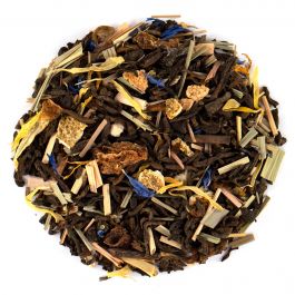 Biologische Lady Pu Erh Thee: Verfrissende Citrus, Bergamot & Grapefruit Smaakbeleving
