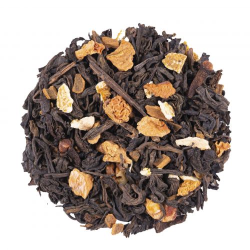 Alveus Biologische Pu Erh Kerstthee: Rijke Kaneel, Sinaasappel & Noten Melange