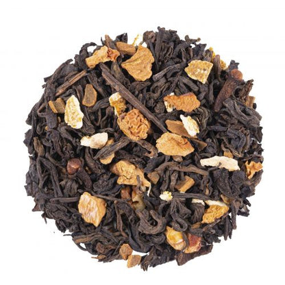 Alveus Biologische Pu Erh Kerstthee: Rijke Kaneel, Sinaasappel & Noten Melange
