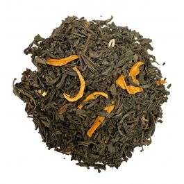 Biologische Zwarte Thee Valencia's Garden met Fruitige Mandarijn Sinaasappel Smaak