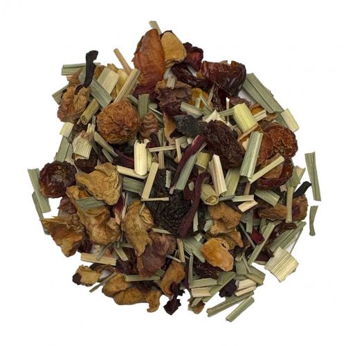 Biologische Tropische Framboos Ananas Fruitmelange Thee – Verfrissend & Fruitig