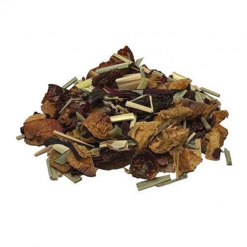 Biologische Tropische Framboos Ananas Fruitmelange Thee – Verfrissend & Fruitig