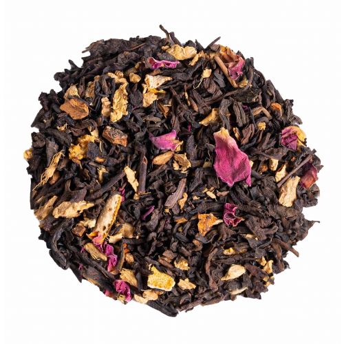 Biologische Pu Erh Taj Mahal Thee Blend: Zwarte Thee, Gember, Kaneel, Kardemom