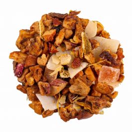 Exclusieve Mandarijn Karamel Thee Melange - Biologisch, Natuurlijk Gearomatiseerd Fruitige Kruidenthee