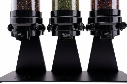 Multi-X dispenser met drie cilinders, vooraanzicht