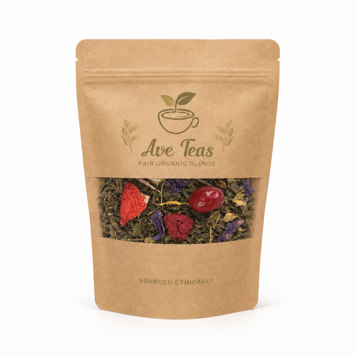 Feel Easy Kruideninfusie met aardbei, framboos en pu erh