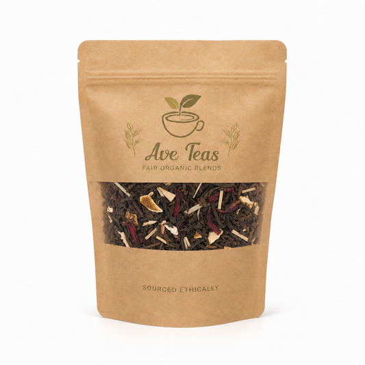 Red Orange Pu erh met rode sinaasappel