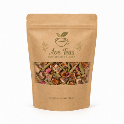 Roos en Guarana Vruchteninfusie met hazelnoot
