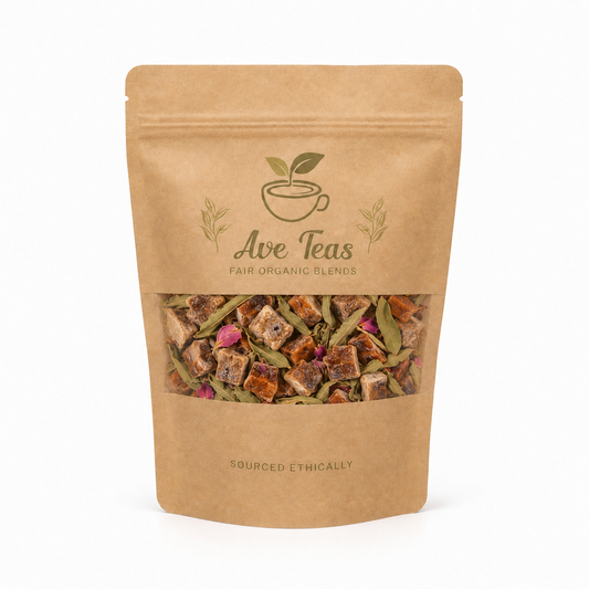 Roos en Guarana Vruchteninfusie met hazelnoot