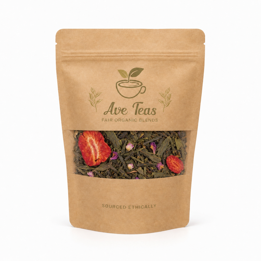 Wild Rose Groene thee met aardbei en rozenblaadjes