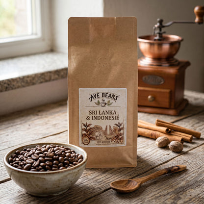 Verse Koffiebonen Sri Lanka& Indonesië – Arabica-Robusta Blend | Ave Beans